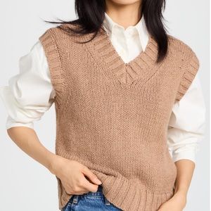 Faherty sweater vest. Worn once. Size L